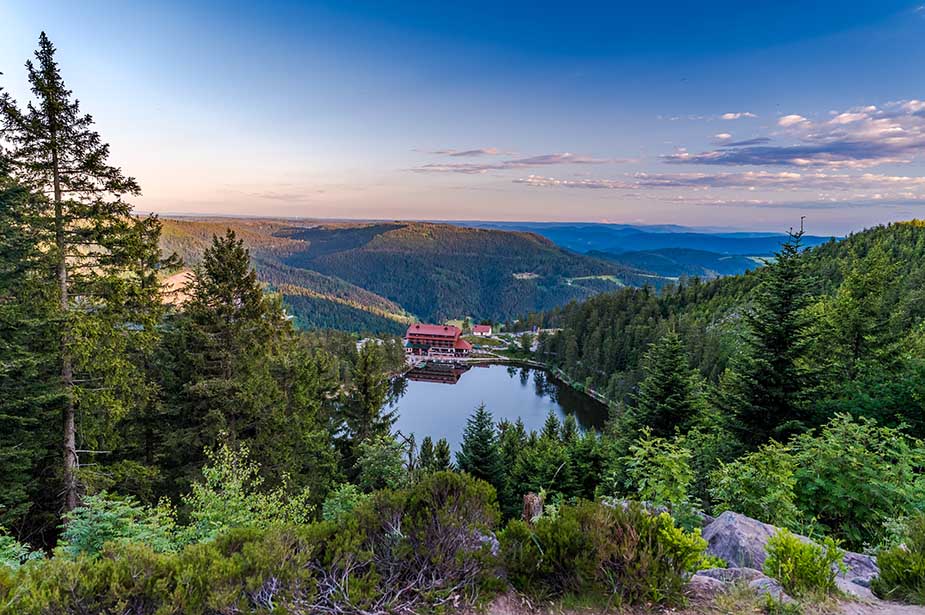 Mummelsee in zwarte woud bezoeken