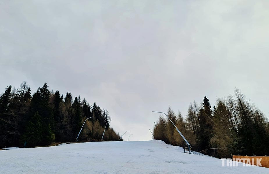 Besneeuwde pist in Bad Kleinkirchheim