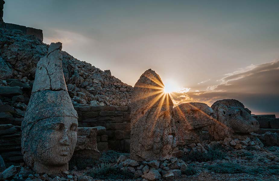 Mt Nemrut in Turkije