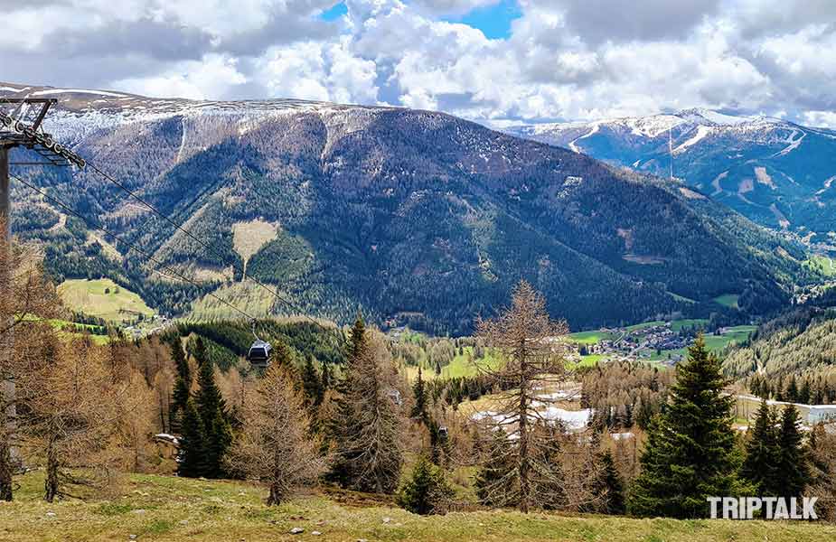 Skilift van St Oswald bij Bad Klein Kirchheim