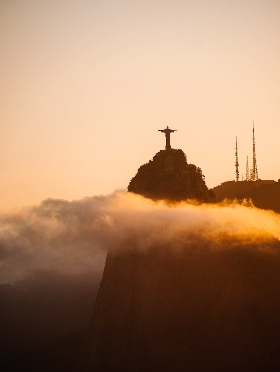 Christ the Redeemer Rio de Janeiro Brazilië 7 Wereldwonderen