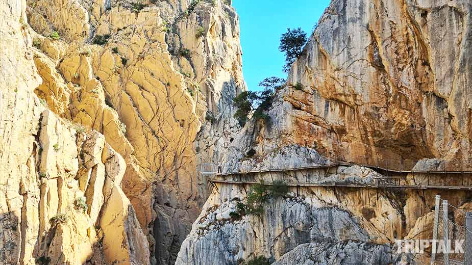 Tweede deel kloof Caminito del Rey