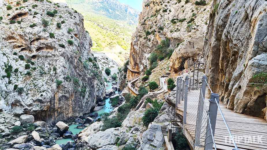 Eerste deel kloof Caminito del Rey