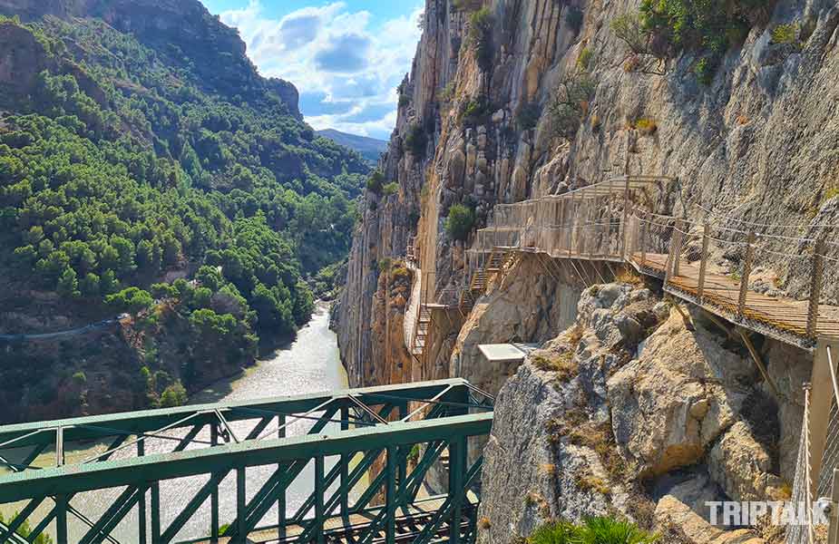 Laatste deel van El Caminito del Rey