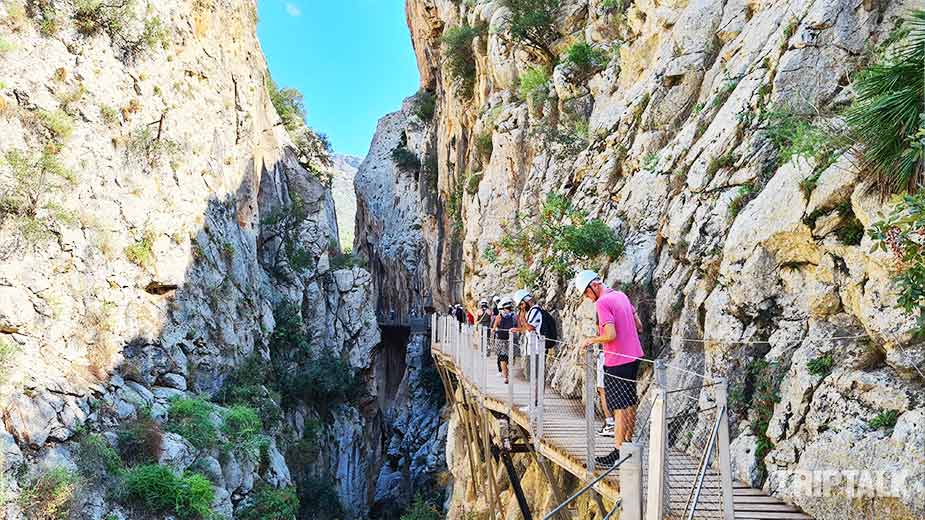 Bob op Caminito del Rey