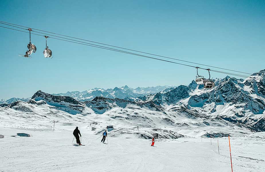 Skigebied van Breuil - Cervinia