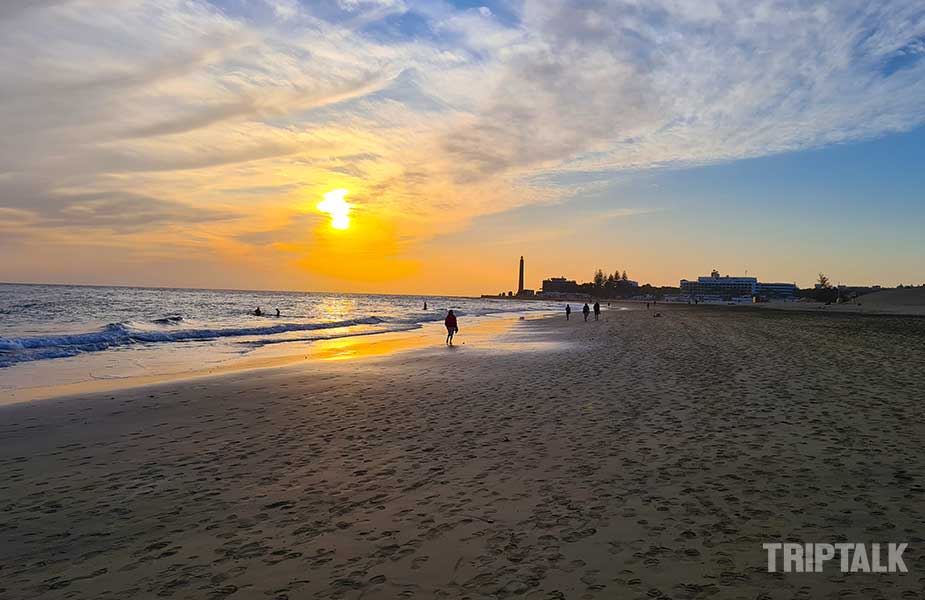 Strand van Maspalomas Gran Canaria