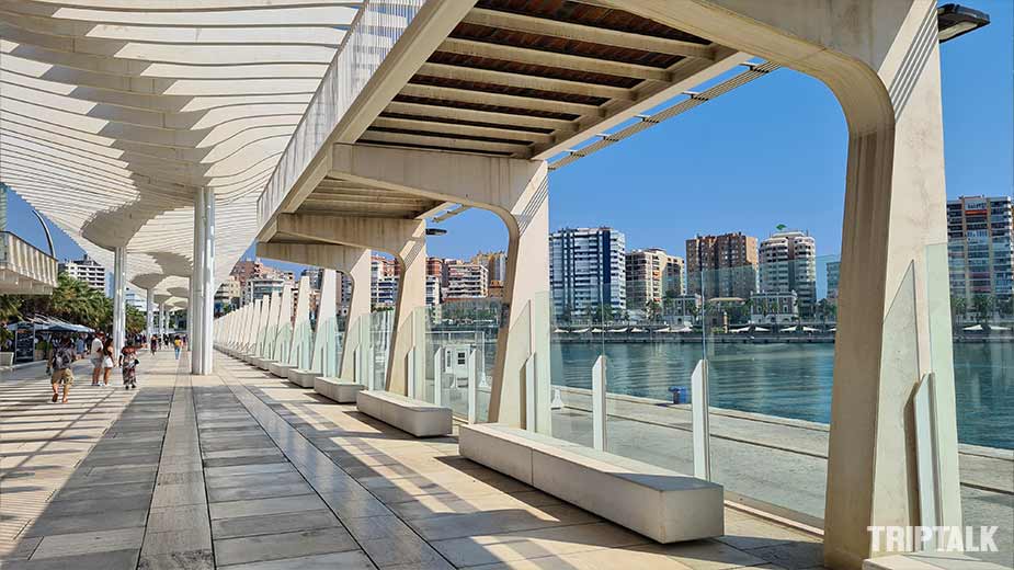 Muello Uno, de promenada van Malaga