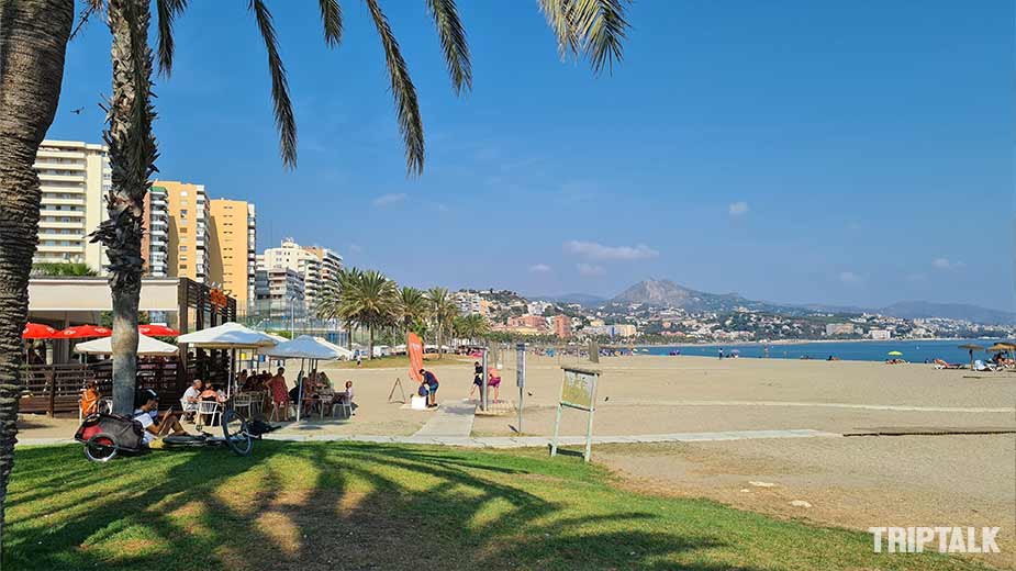 Het strand van Malaga, Playa la Malagueta