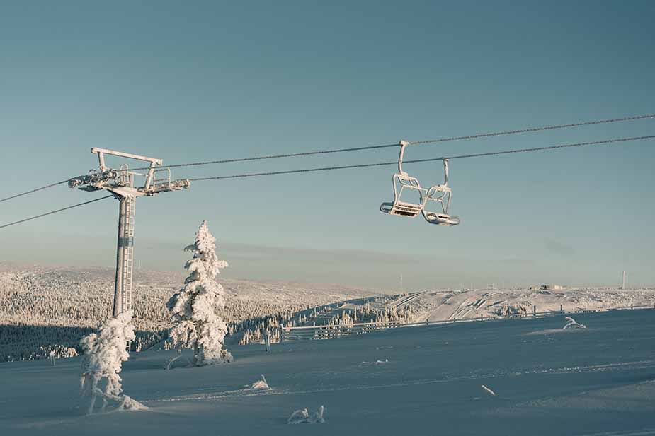 zweden dalarna op wintersport