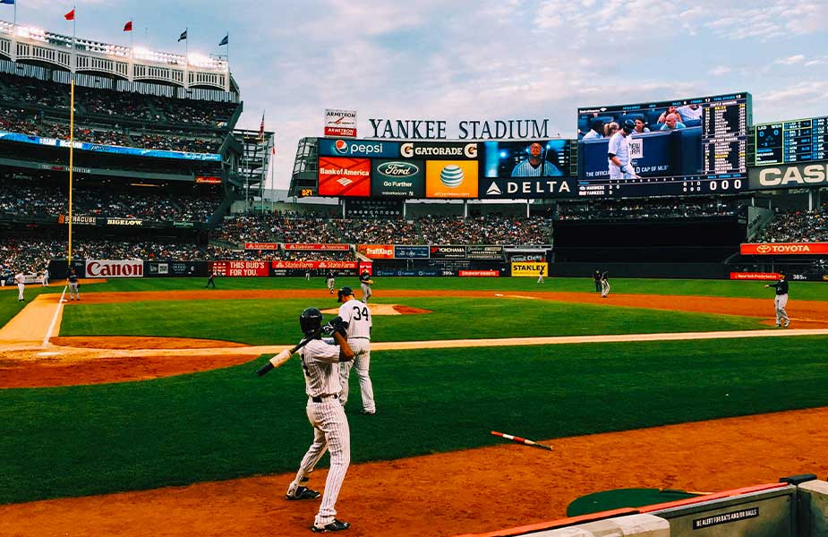 Het honkbal stadoin van de New York Yankees