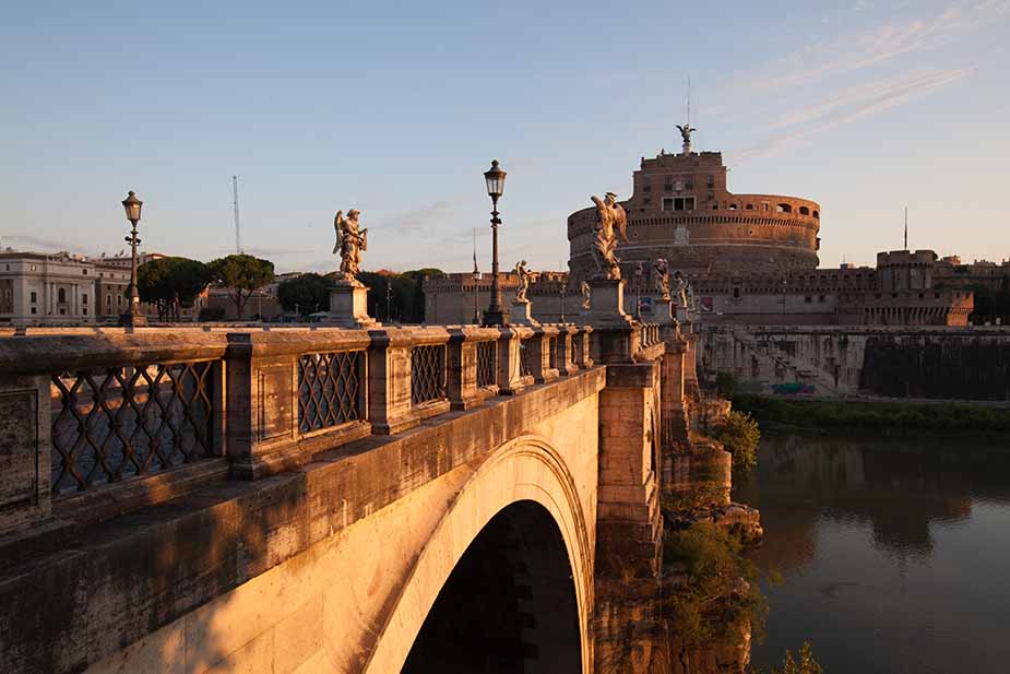 zonsopgang in rome