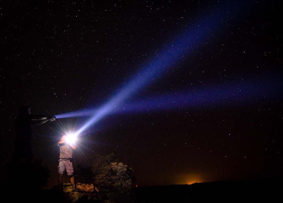 Staren naar de melkweg tijdens de trekking door Zuid-Afrika