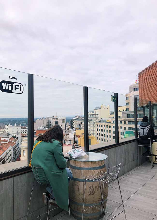 gourmet experience madrid rooftop