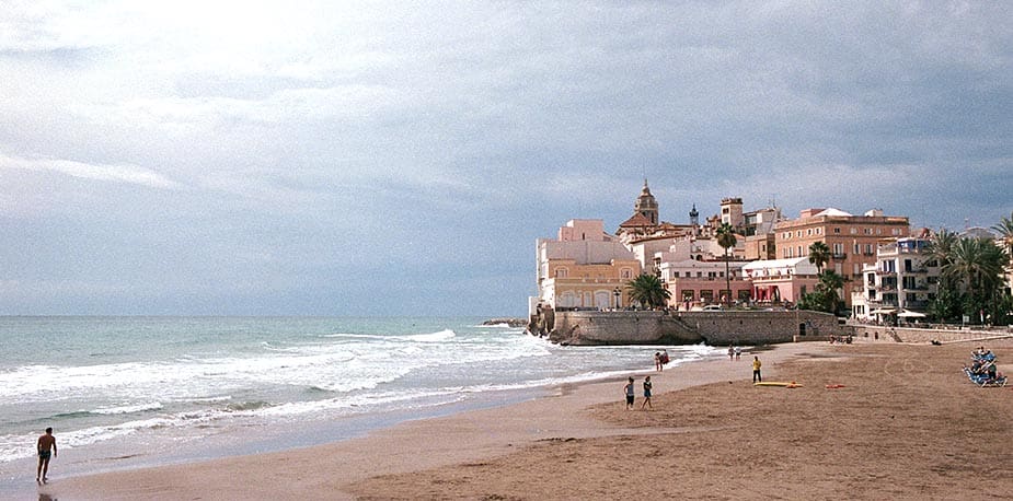 sitges kust spanje