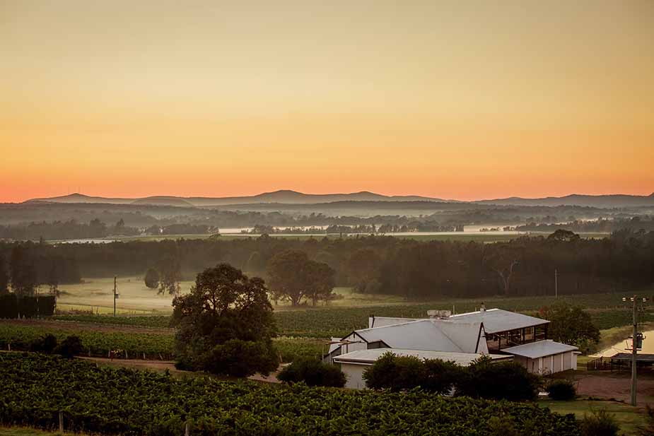 hunter valley  route langs de oostkust van Australië