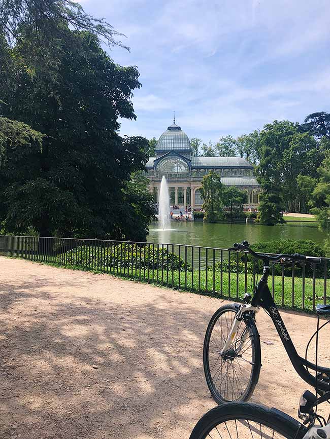 retiro park madrid kristallen paleis