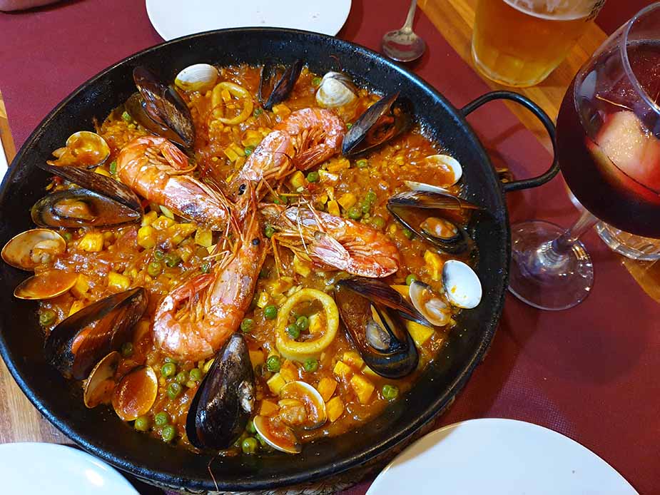 Paella in Barcelona