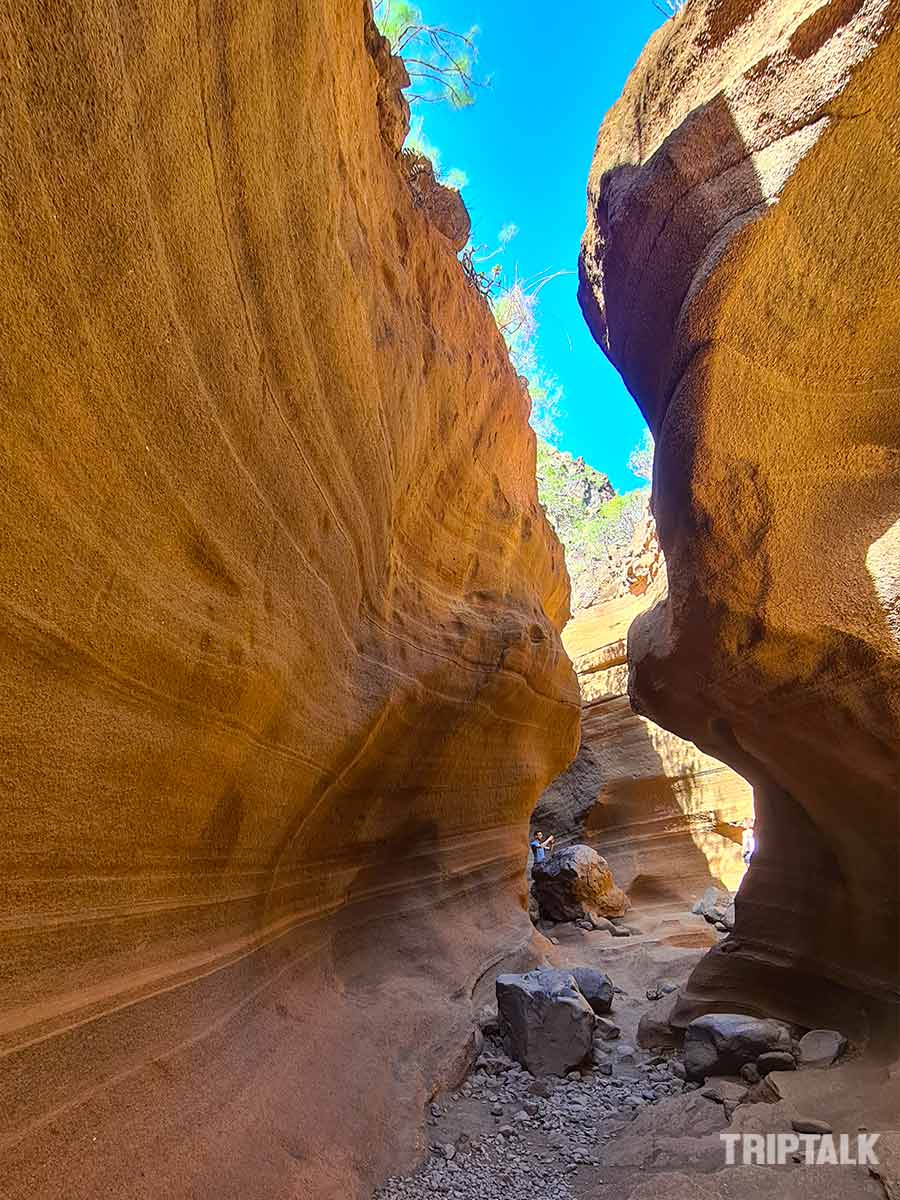 Kloof van de Barranco de las Vacas op Gran Canaria