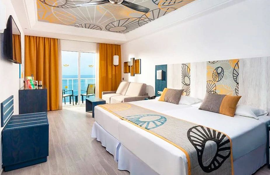 Interieur van een kamer in RIU Vistamar