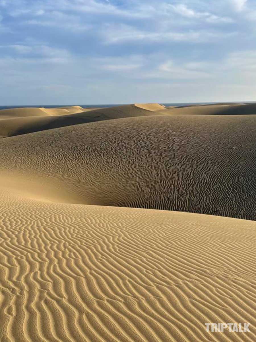 Wandelen door de duinen van Dunas Maspaloms Gran Canaria