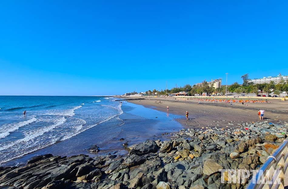 Playa de San Agustin op Gran Canaria