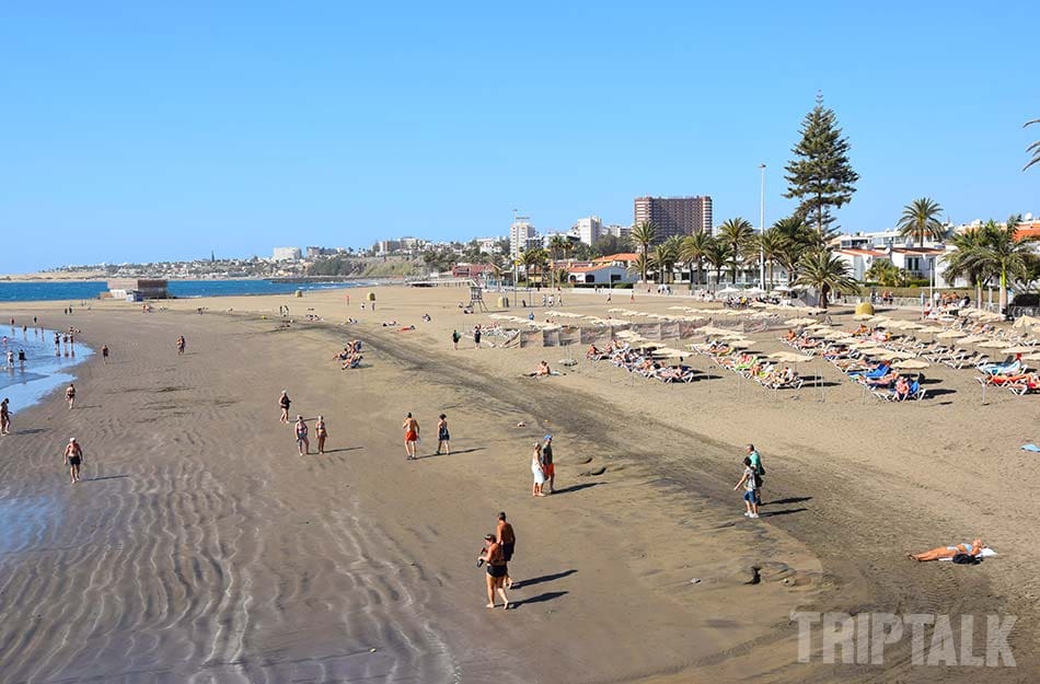 Strand van Playa de las Burras