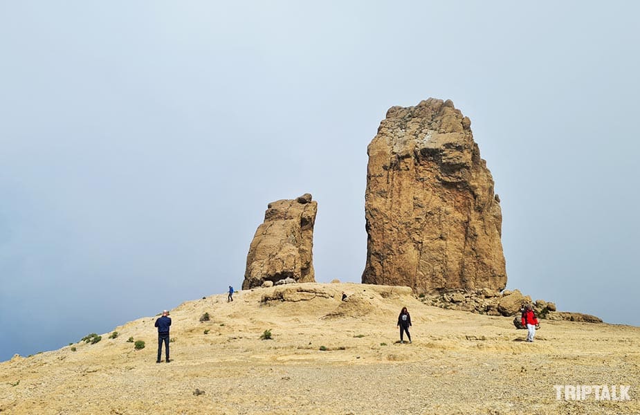 De rots Roque Nublo op Gran Canaria