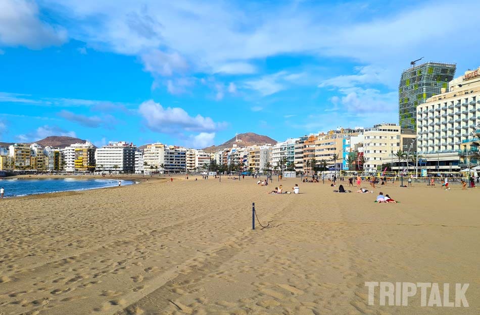 Strand van Las Palmas de Gran Canaria