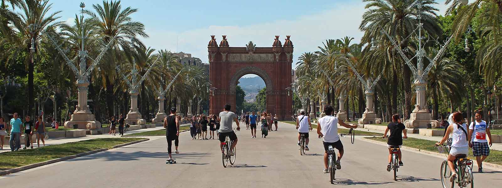 fietsen in Barcelona