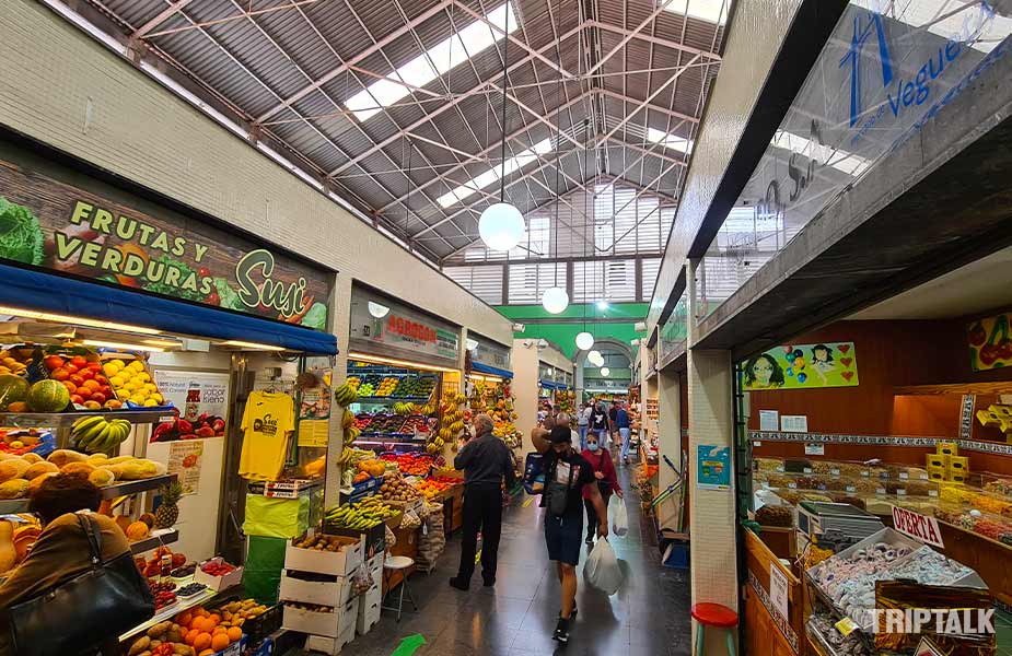 Mercado in La Vegueta een van de bezienswaardigheden in Gran Canaria