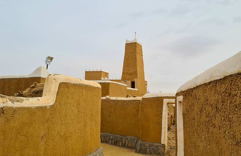 Oud dorpje tijdens onze Saoedi-Arabie reis