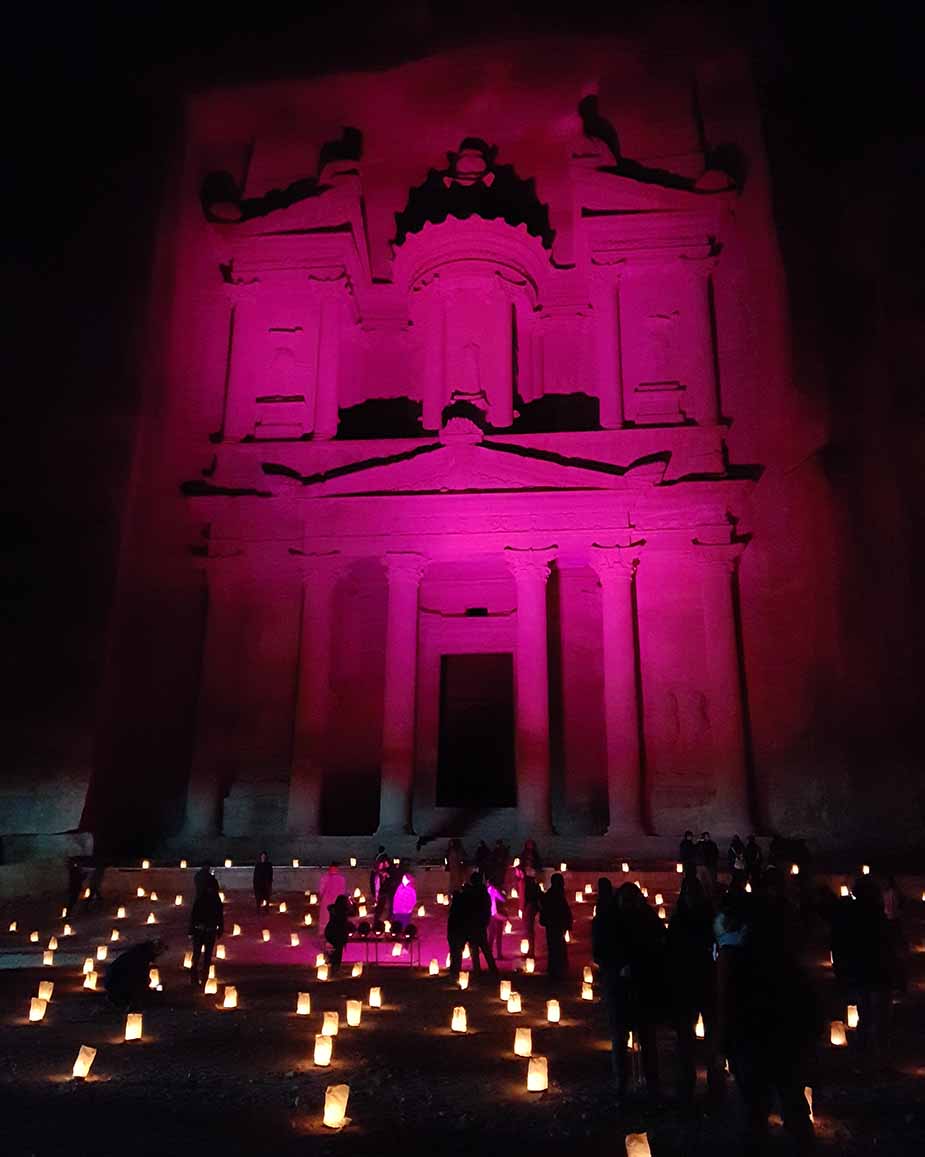 petra by night