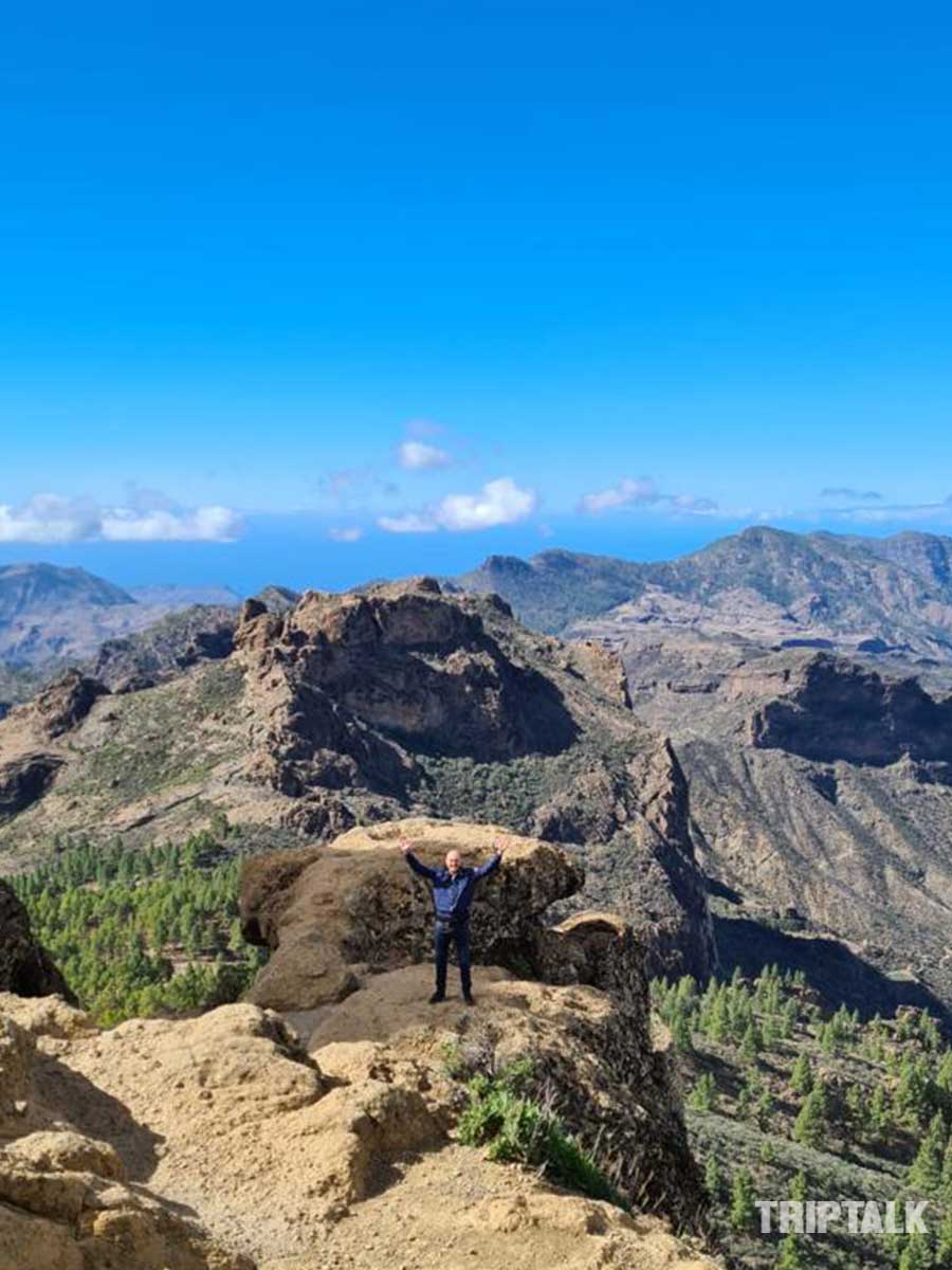 Bob bij Roque Nublo Gran Canaria