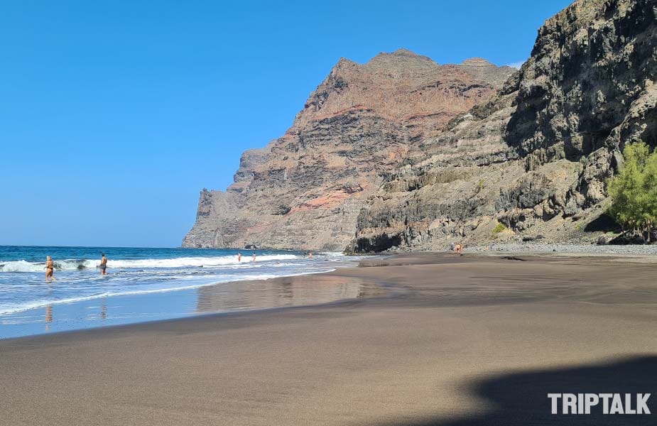Strand bij wandeling naar Playa Gui Gui op Gran Canaria