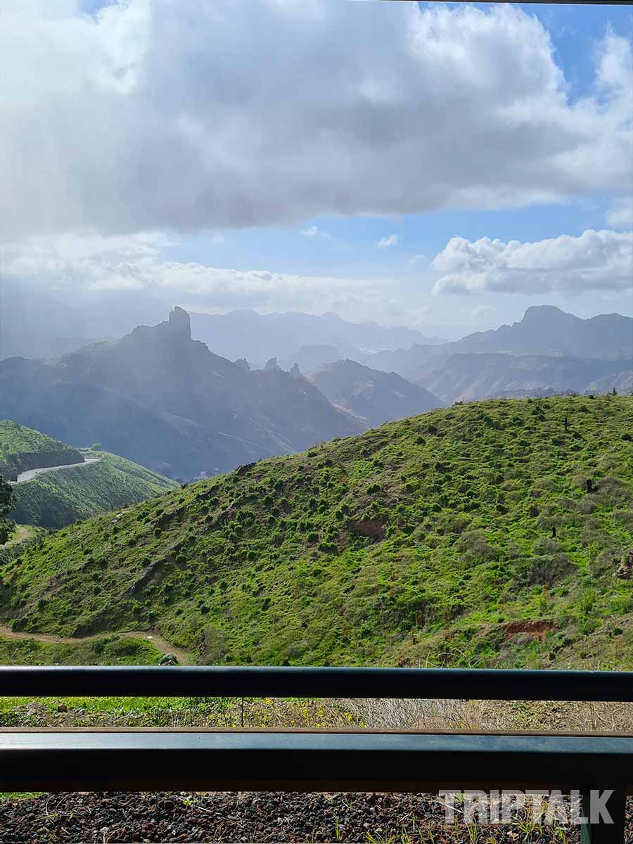 Uitzicht vanaf balkon van kamer Parador Gran Canaria