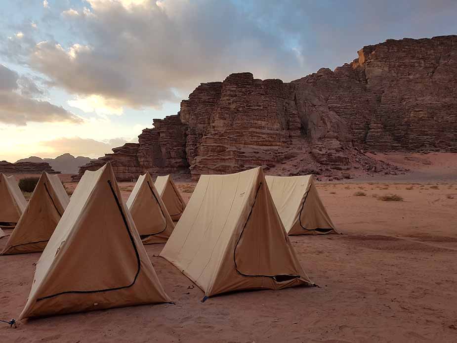 Wadi Rum tent jordanie 