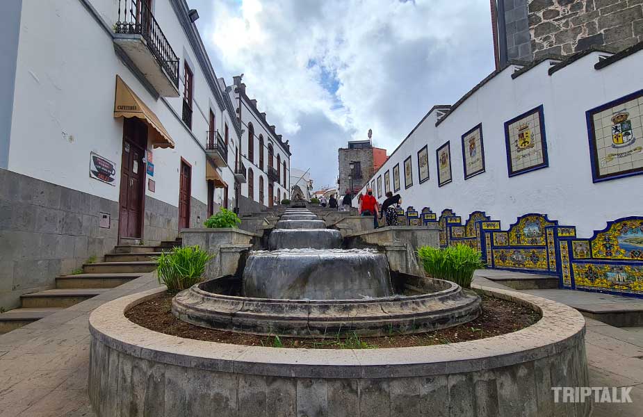 Watervalletjes van Firgas op Gran Canaria