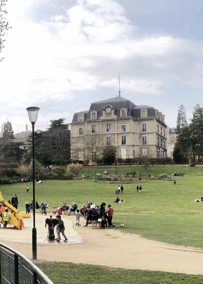  Saint-Perine park in parijs 16e arrondissement 