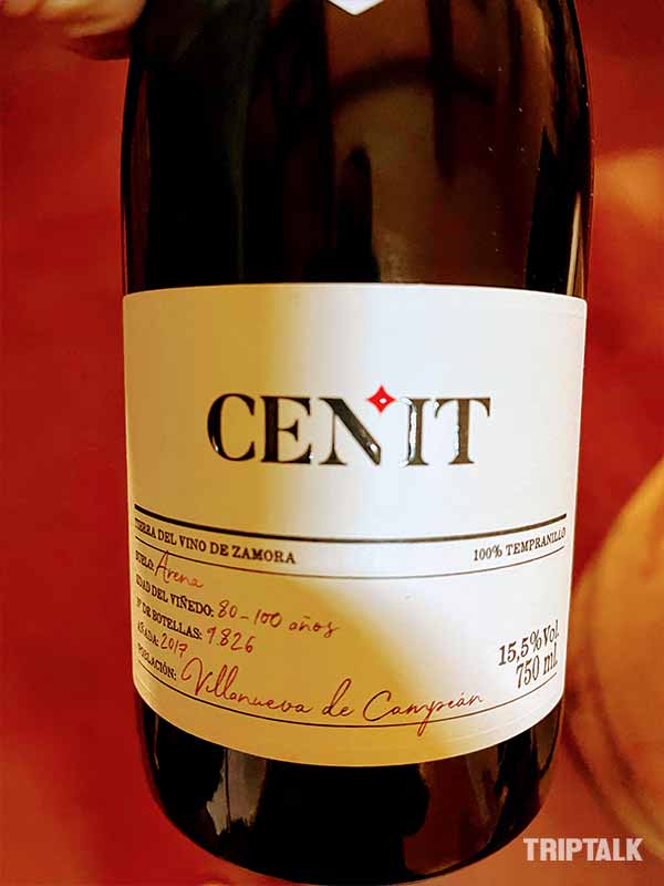 De wijn van bodegas Cenit