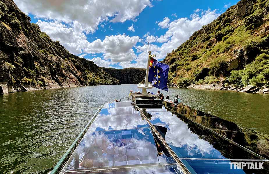 Cruise over de Duero rivier Castilie en Leon