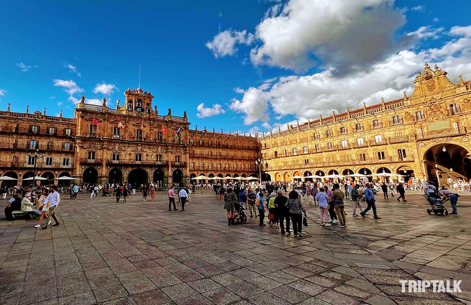 De Plaza Mayor in Salamanca