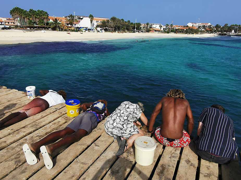 sal Kaapverdië vissers