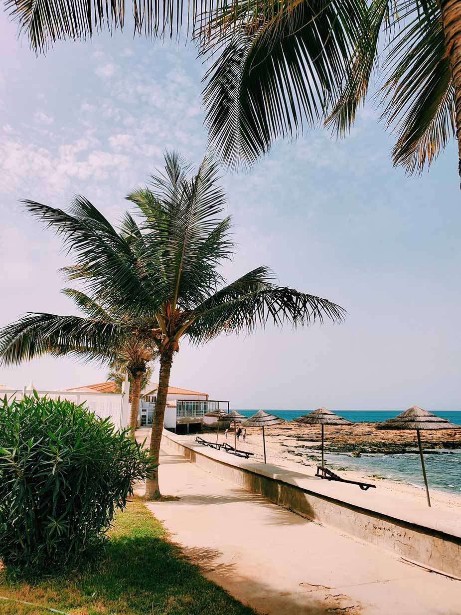 stranden op sal Kaapverdië 