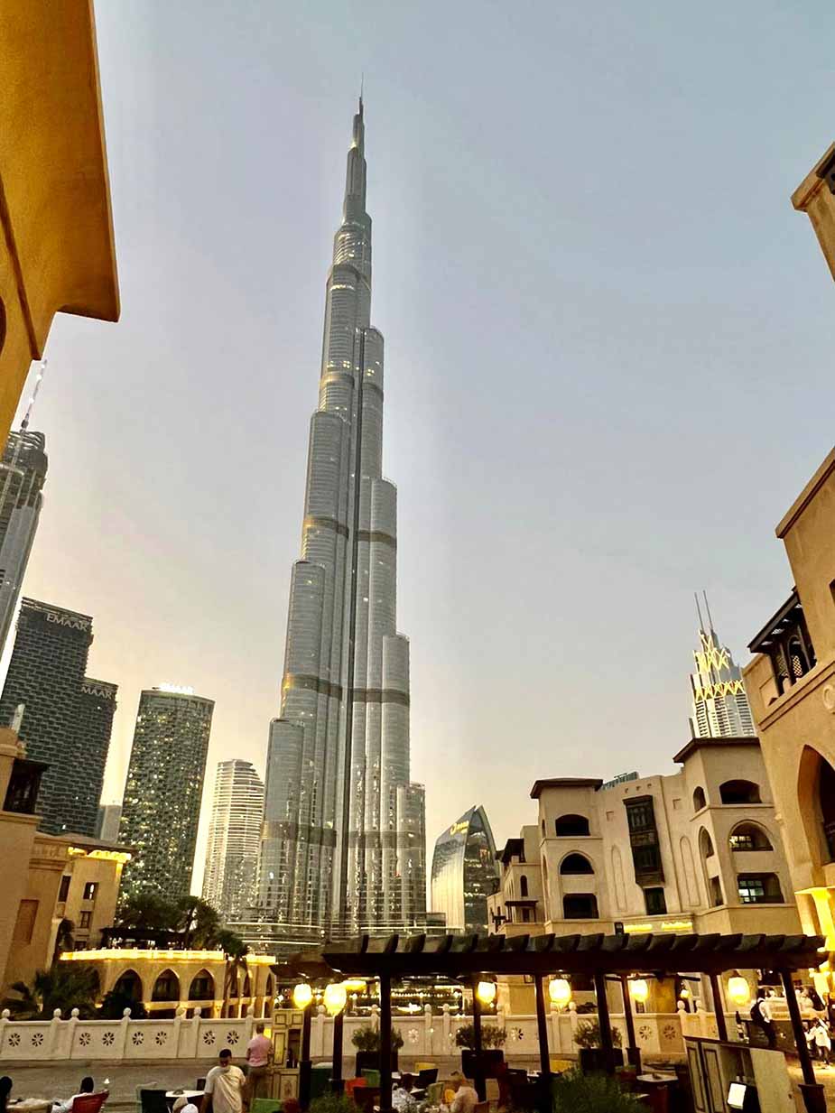 Een van de belangrijkste bezienswaardigheden in Dubai: de Burj al Khalifa