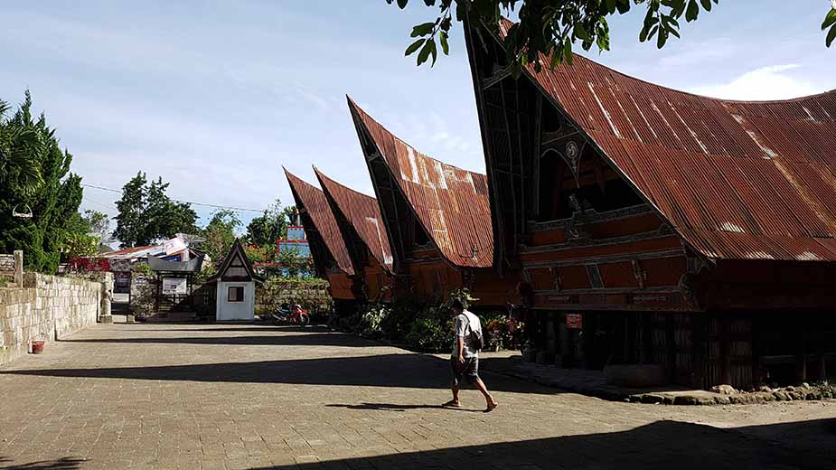 Batak dorpen op het Samosir eiland