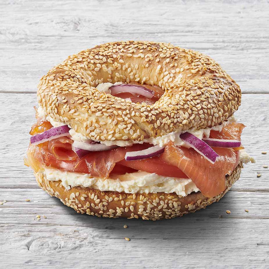 Kettlemans Bagel sandwich