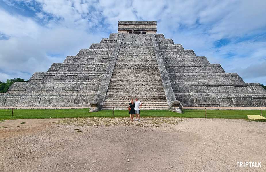 De hoofdtempel van Chichen Itza, de Kukukcan, niet te missen tijdens je reis naar Mexico