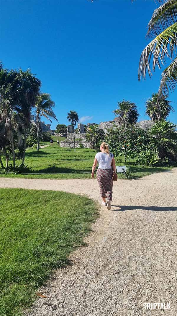 Tempel complex Tulum in Mexico