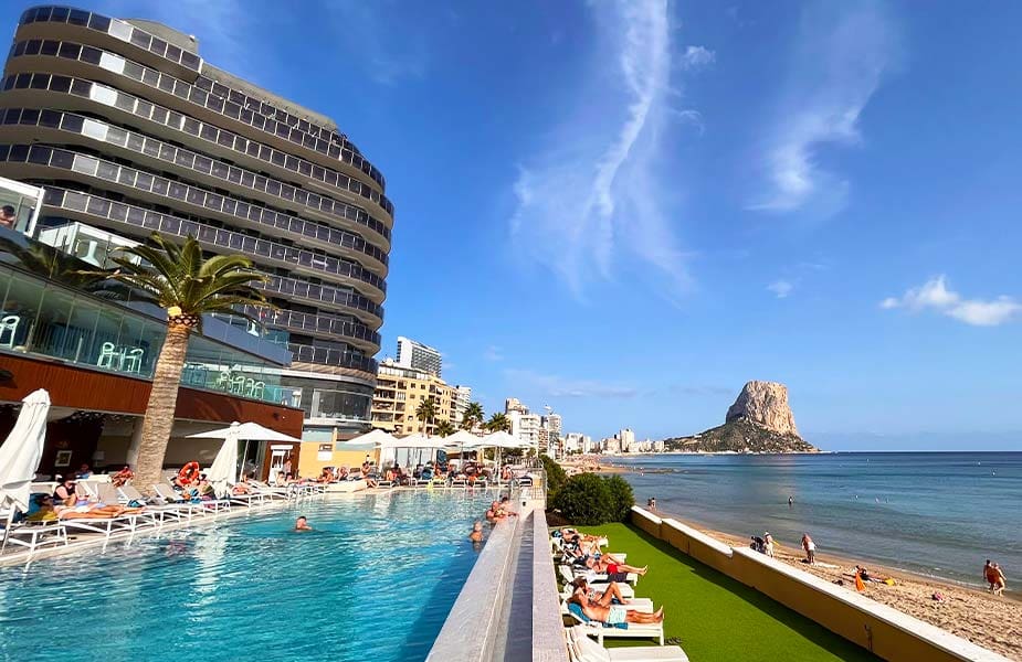 Mooi ligging van Sol y Mar in Calpe